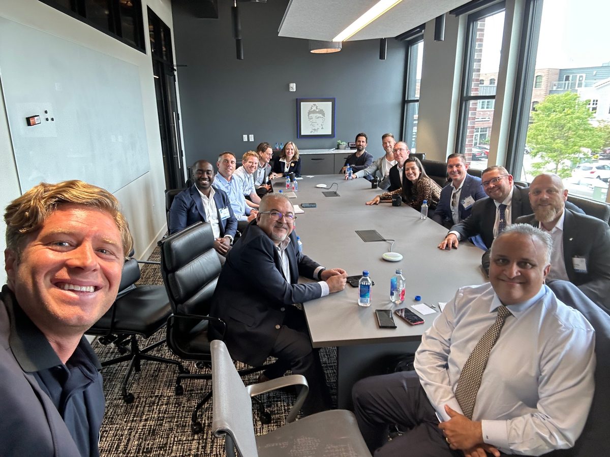 Mark Johnson leading an executive boardroom session